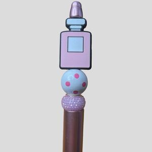 Beadable Pen Rose Gold Perfume Bottle Crystal NEW